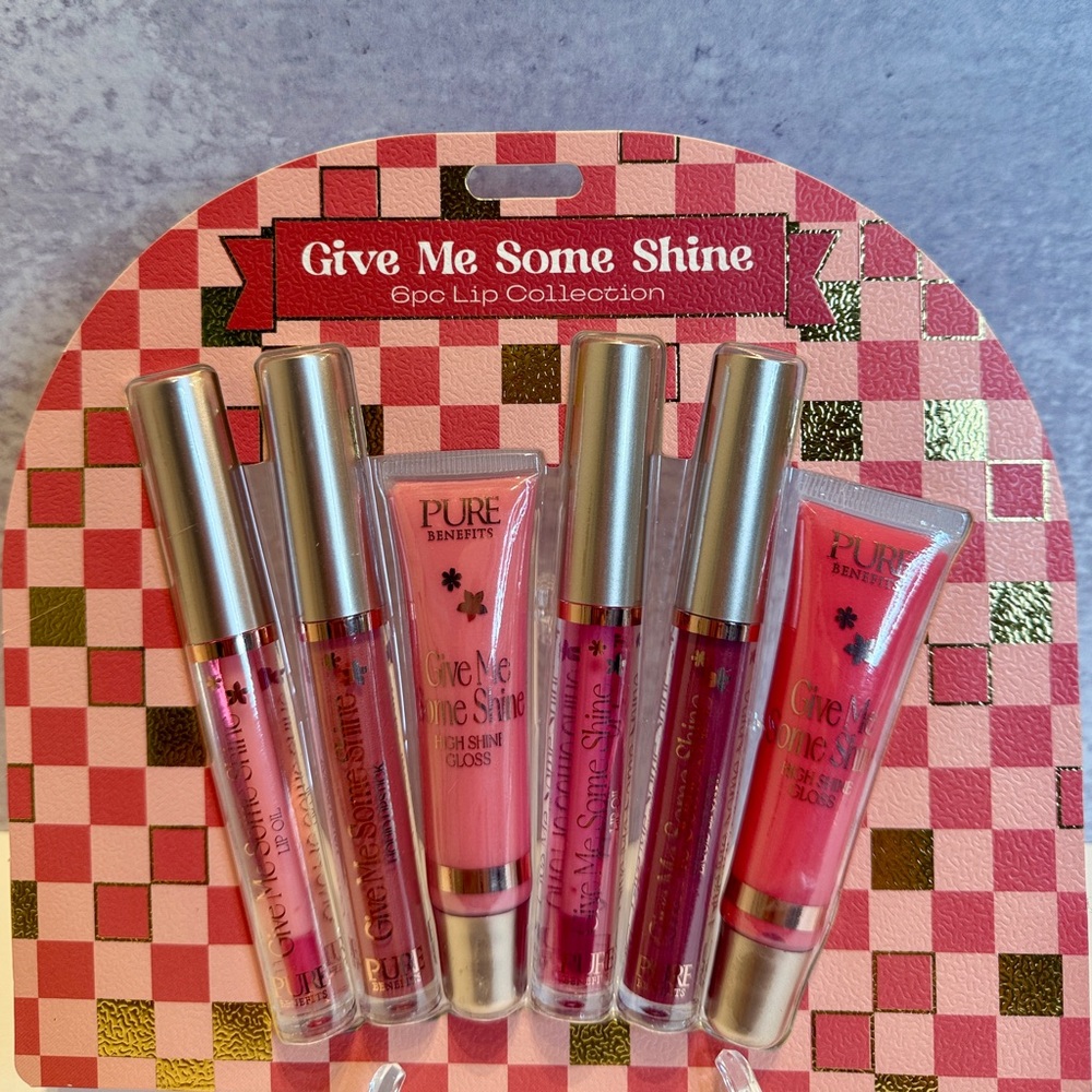 Pure Cosmetics Lip Gloss Set - Pink and Red